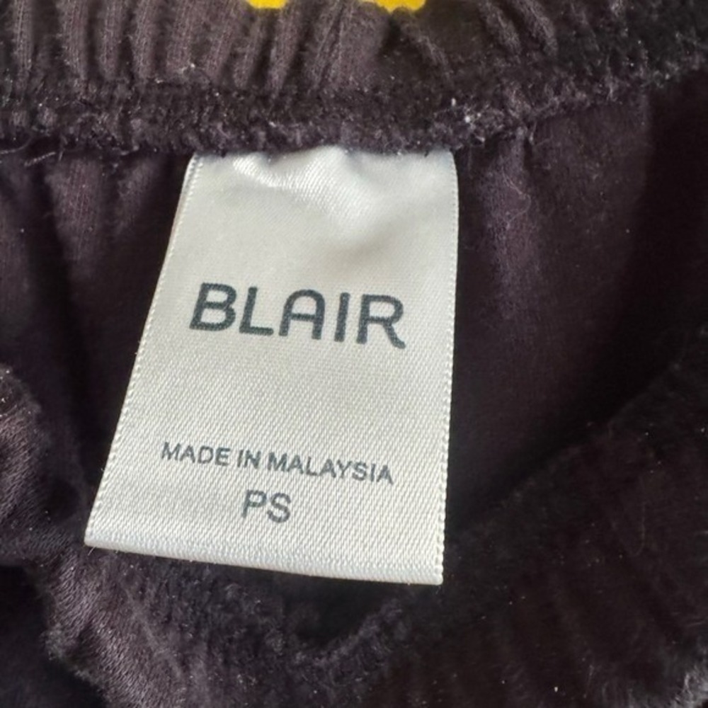 Blair Women's Petite Black Cropped Pants Elastic Waist Pockets‎ Casual Comfort - Picture 7 of 7